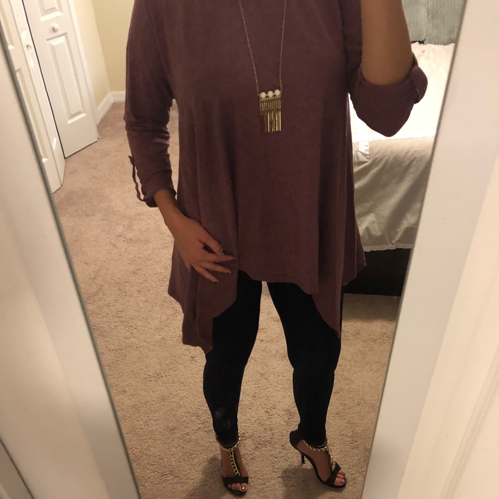 Bundle* tunic sweater top w/ compression leggings